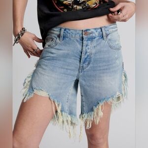 One Teaspoon Frankies Denim Shorts/Hendrixe